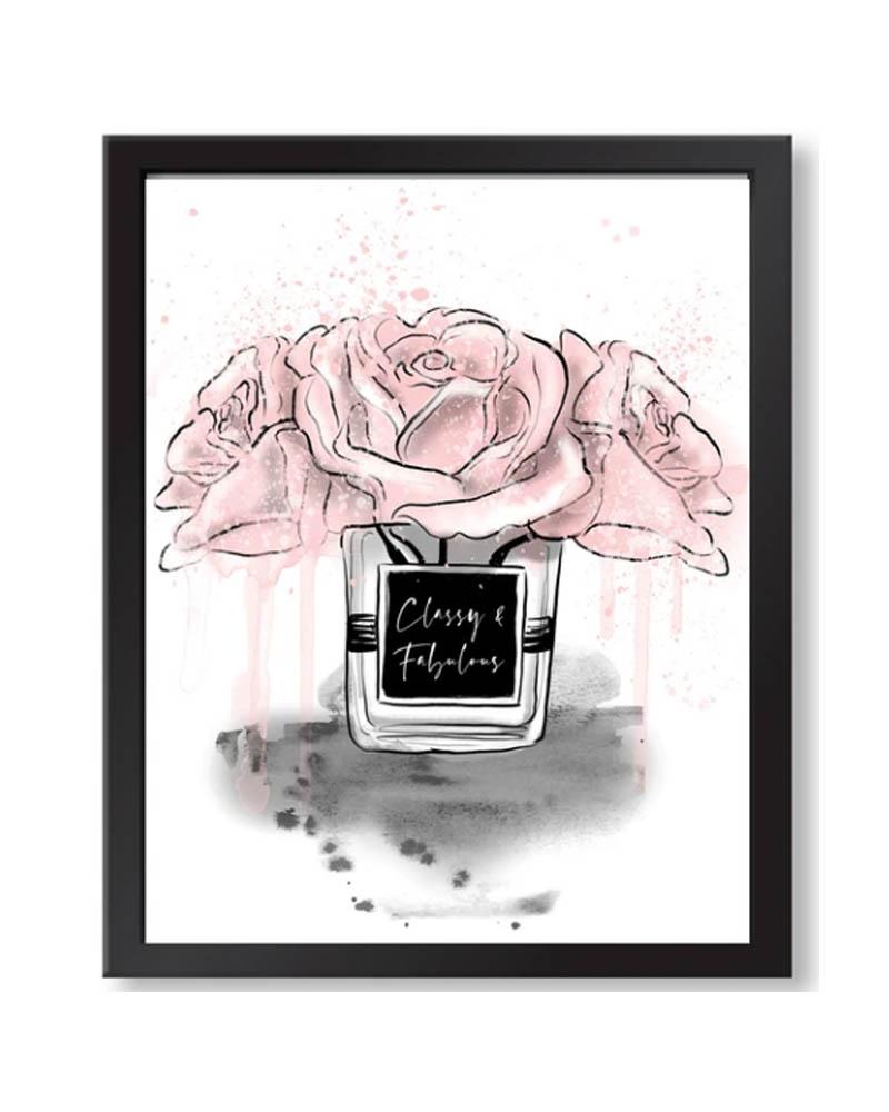Pink Roses Art Print