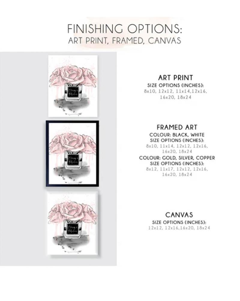 Pink Roses Art Print