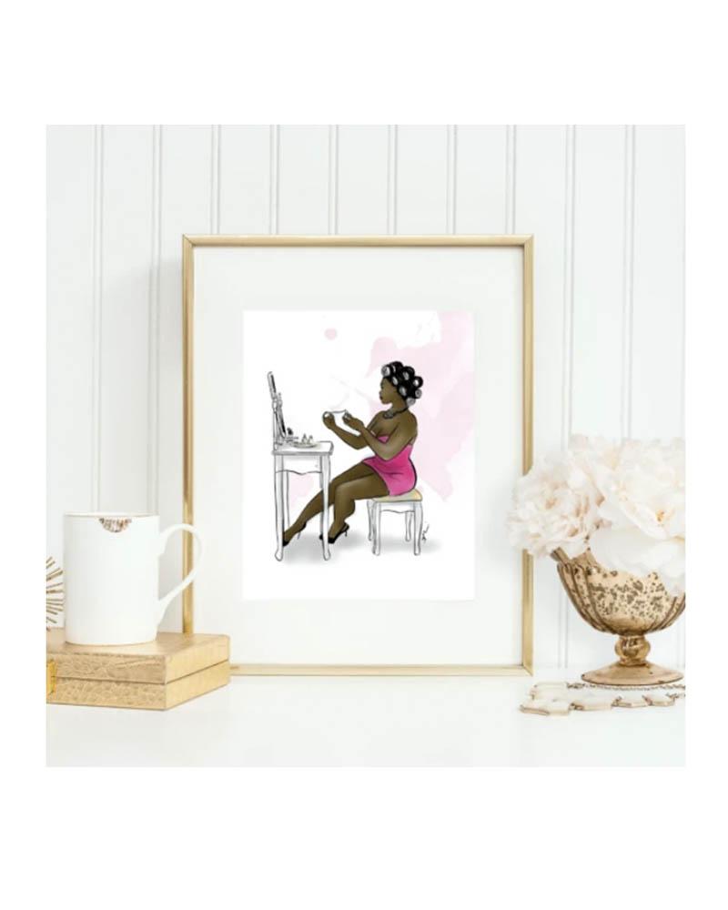 Powder Room Art Print