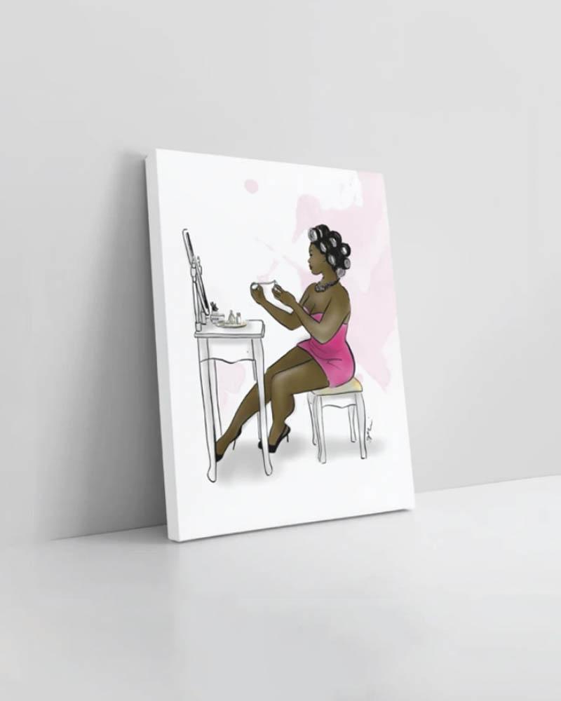Powder Room Art Print