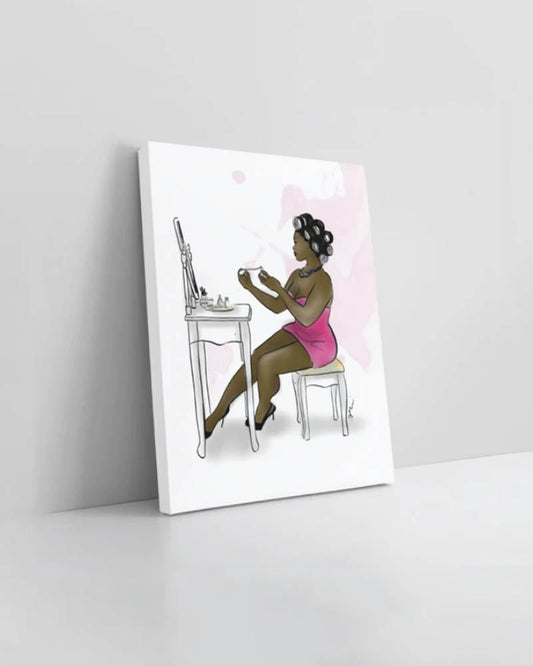 Powder Room Art Print